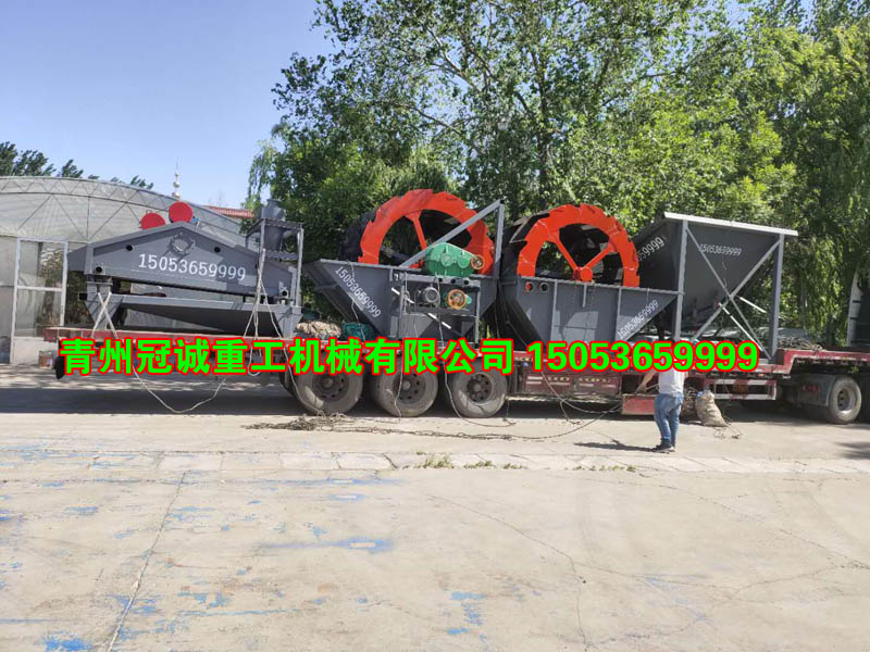 輪斗式雙葉輪洗砂機(jī) 輪斗式雙葉輪洗砂機(jī)