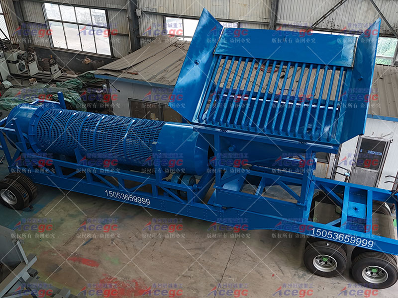 車(chē)載加重改良型滾筒篩洗石機(jī)