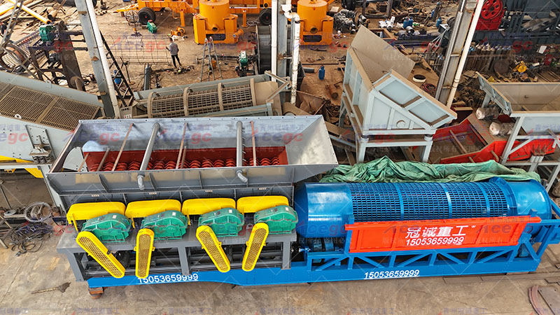 帶滾筒篩泥石分離機(jī) 帶滾筒篩泥石分離機(jī)